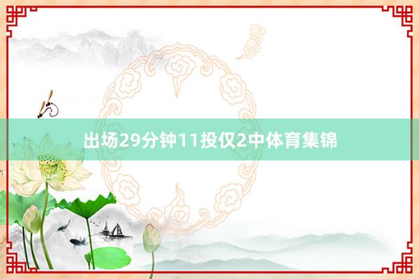 出场29分钟11投仅2中体育集锦